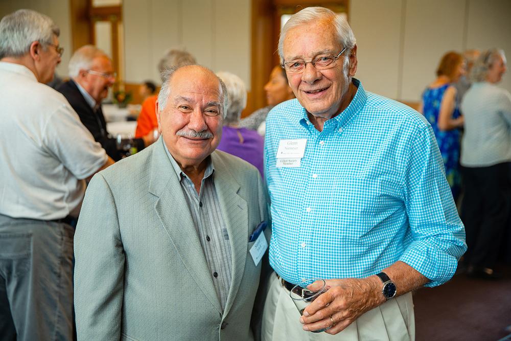 Glenn Niemeyer and guest at Retiree Reception 2018